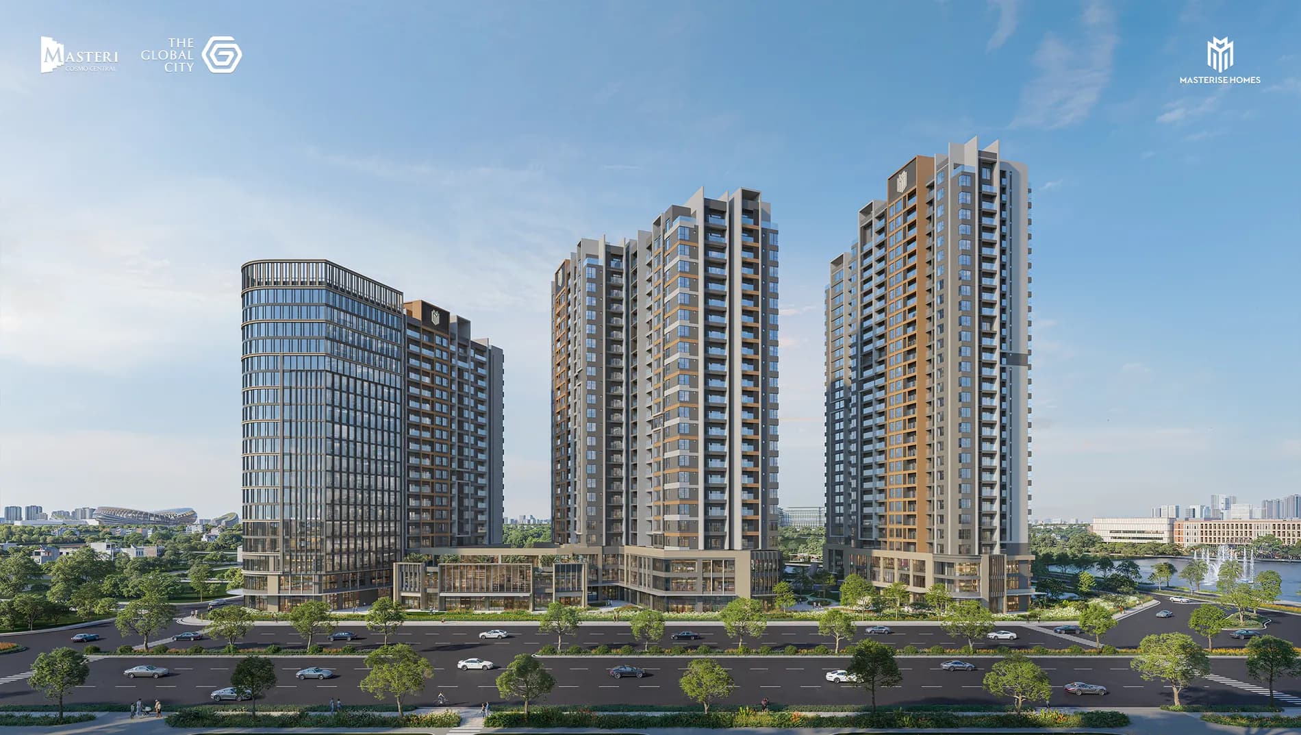 Masteri Cosmo Central — věže projektu