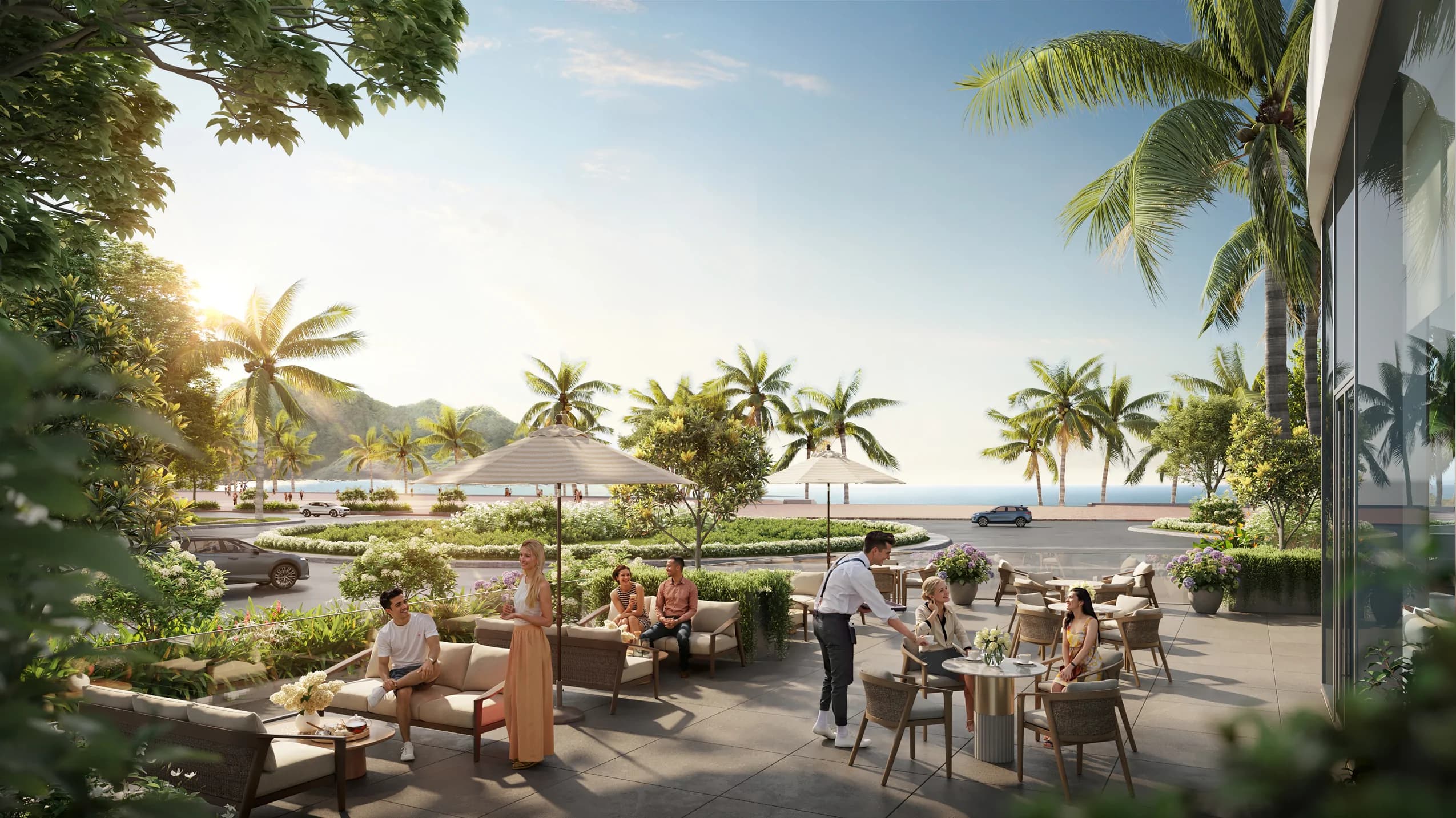 Lounge v rezidenci Nobu